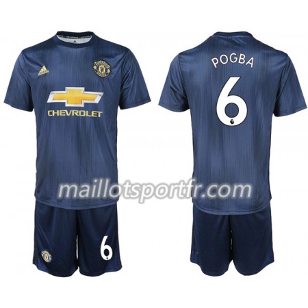 Maillot de Foot Manchester United ROGBA 6 Enfant Troisieme 2018/19